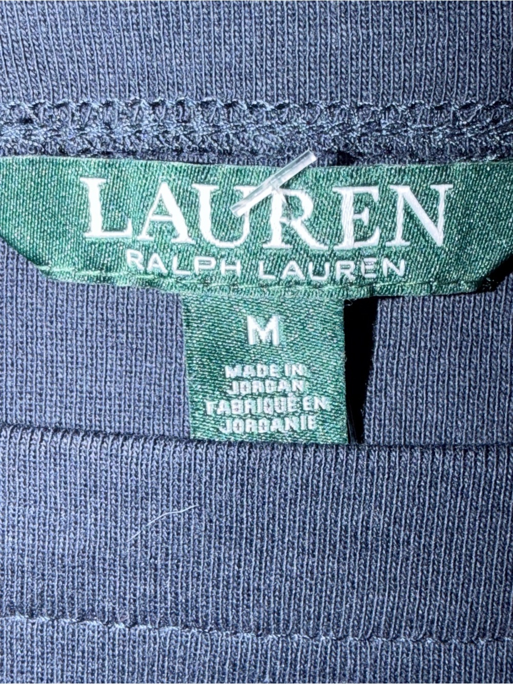 LAUREN Ralph Lauren Navy Short-Sleeve Boatneck Top - Picture 3 of 3